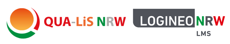 Logos von QUA-Lis und LOGINEONRW